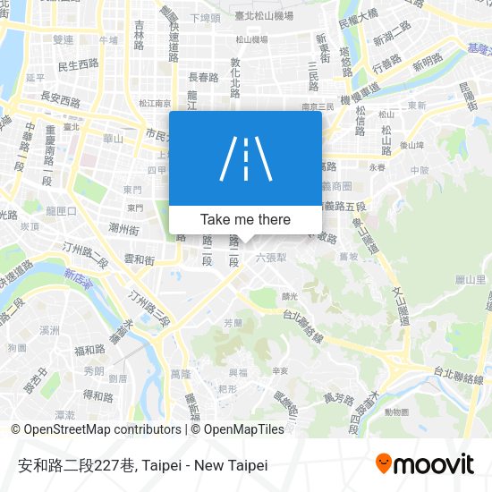安和路二段227巷地圖