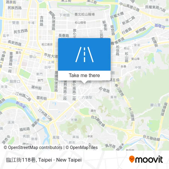 臨江街118巷地圖