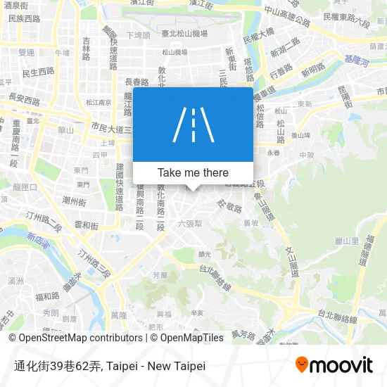 通化街39巷62弄地圖
