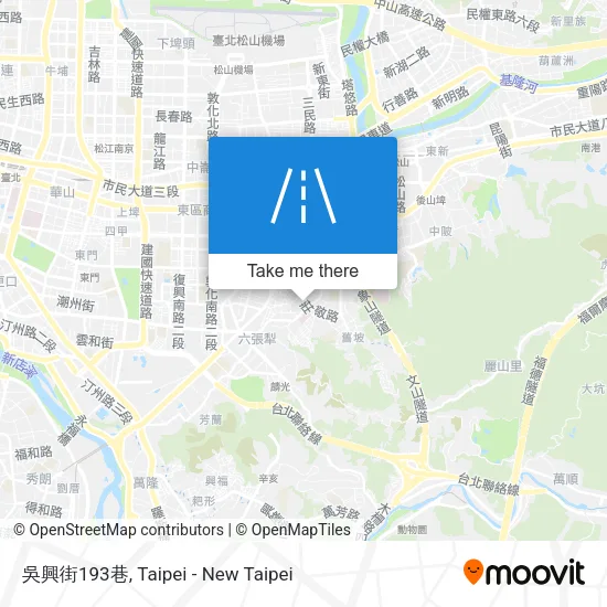 吳興街193巷地圖