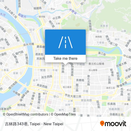 吉林路343巷地圖