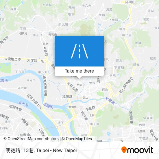 明德路113巷地圖