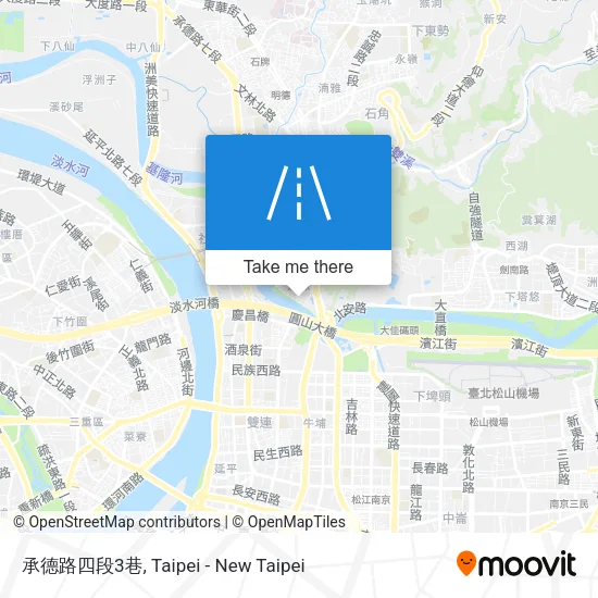 承德路四段3巷地圖