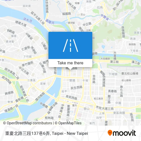重慶北路三段137巷6弄地圖