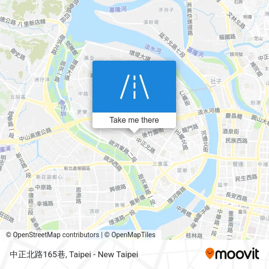 中正北路165巷地圖