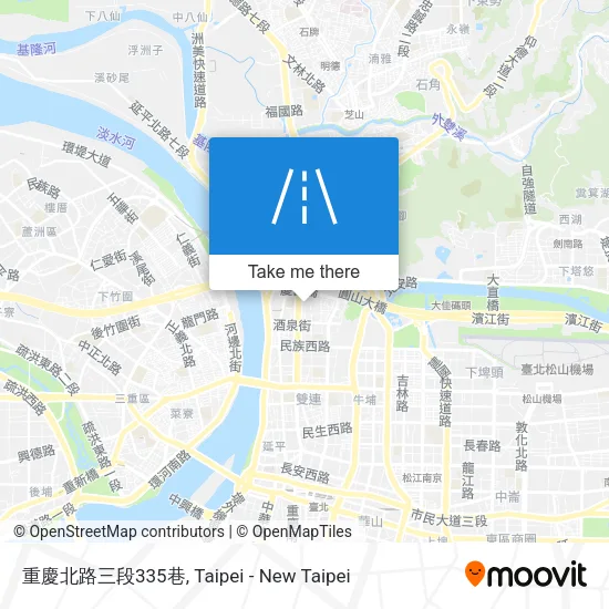 重慶北路三段335巷地圖