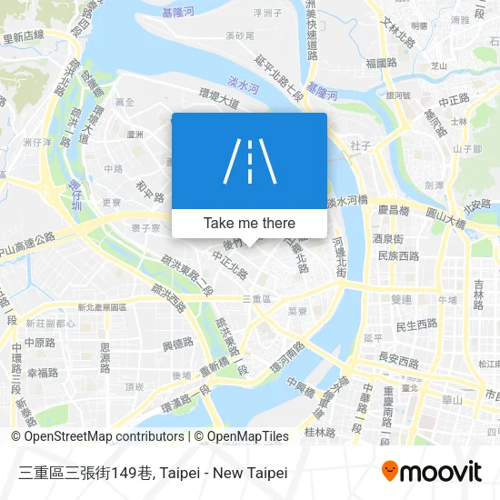 三重區三張街149巷地圖