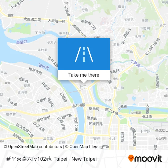 延平東路六段102巷地圖