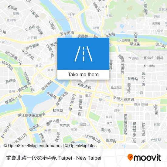 重慶北路一段83巷4弄地圖
