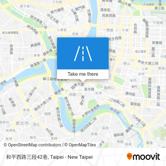 和平西路三段42巷地圖