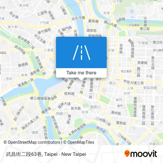 武昌街二段63巷地圖