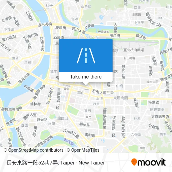 長安東路一段52巷7弄地圖
