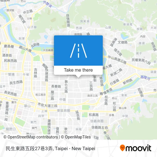 民生東路五段27巷3弄地圖