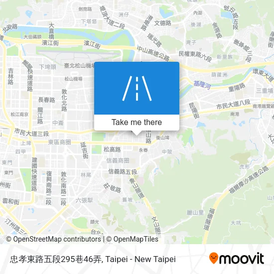 忠孝東路五段295巷46弄地圖