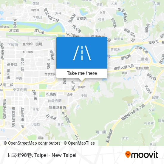 玉成街98巷 map