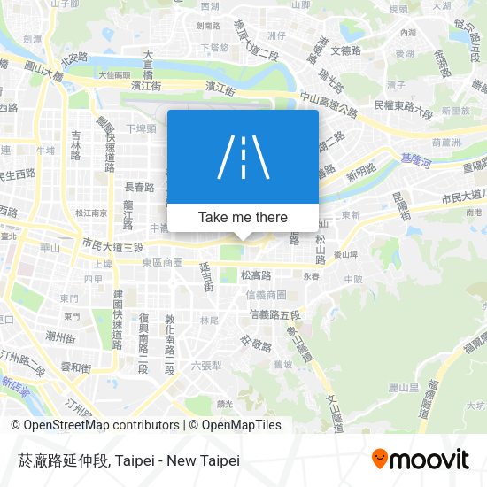 菸廠路延伸段地圖