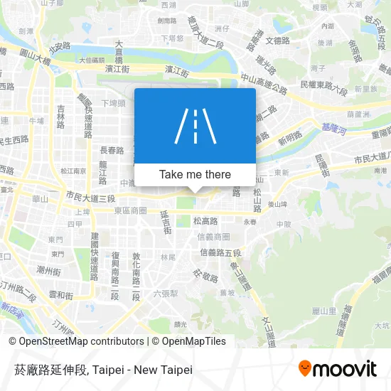 菸廠路延伸段地圖