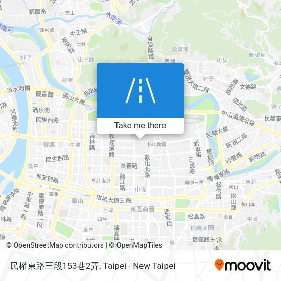民權東路三段153巷2弄地圖