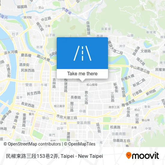 民權東路三段153巷2弄地圖