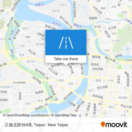 正義北路364巷 map
