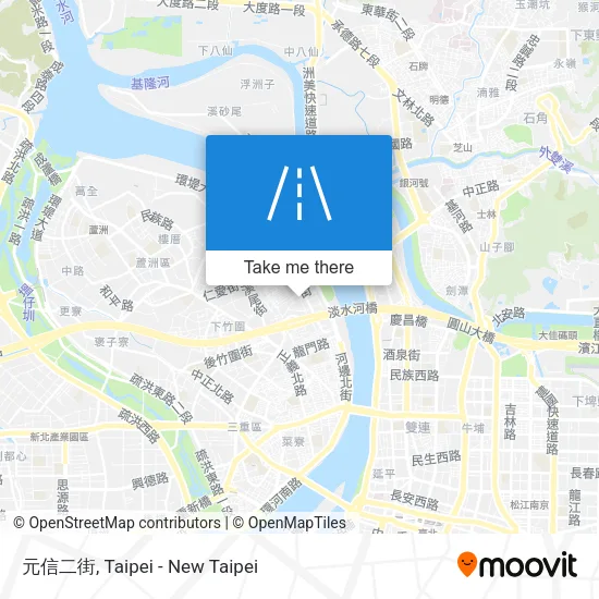 元信二街 map