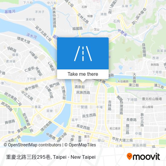 重慶北路三段295巷 map