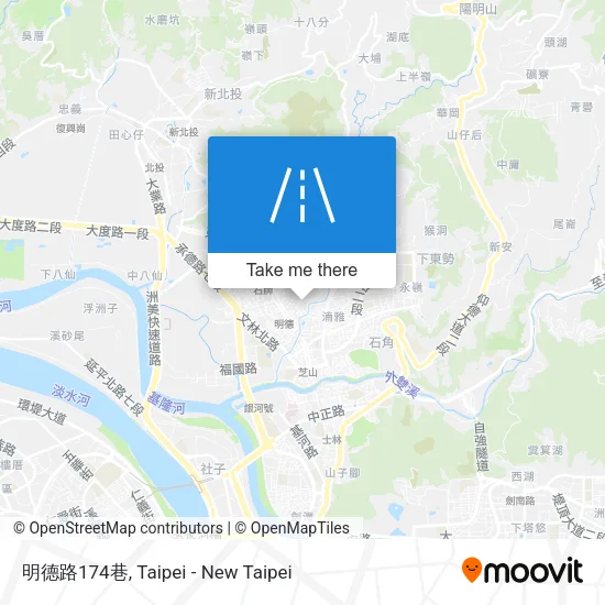 明德路174巷地圖