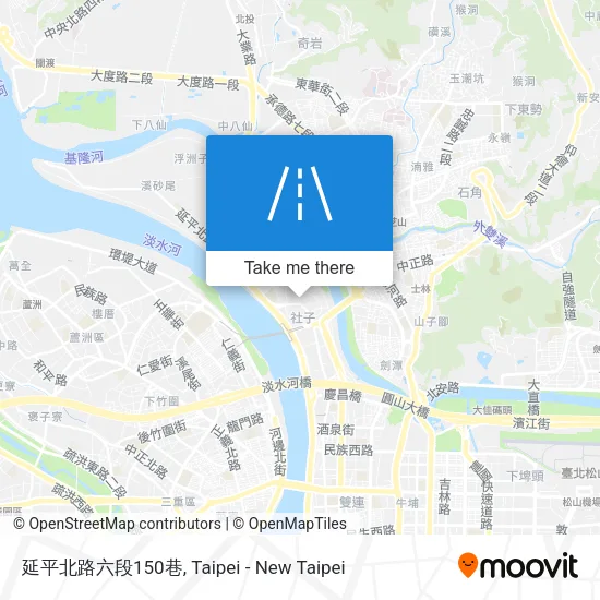延平北路六段150巷地圖