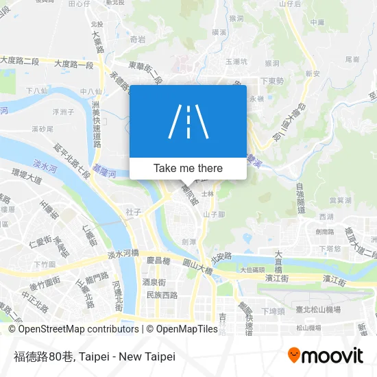 福德路80巷地圖