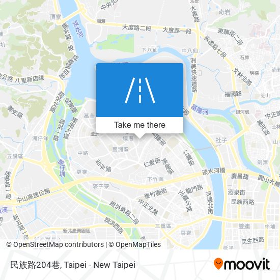 民族路204巷地圖