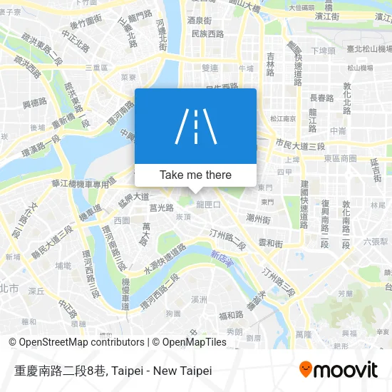 重慶南路二段8巷地圖