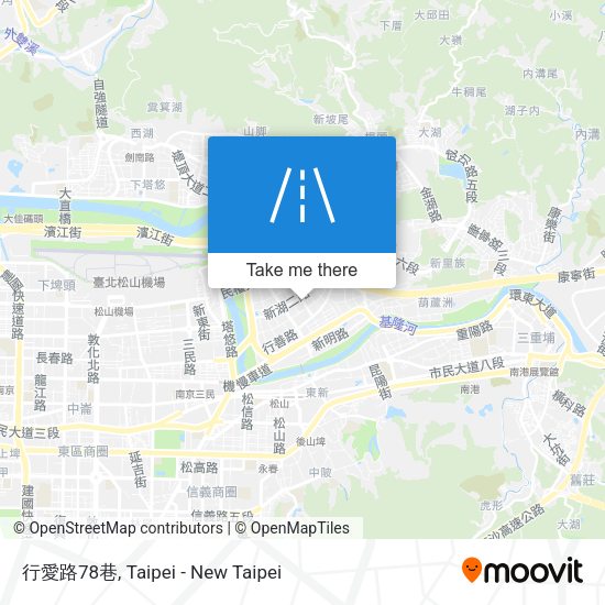 行愛路78巷地圖