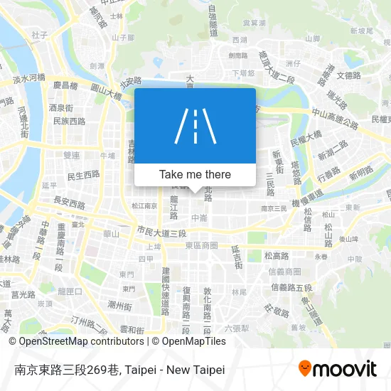 南京東路三段269巷地圖