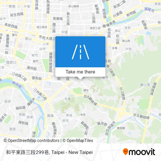 和平東路三段299巷地圖