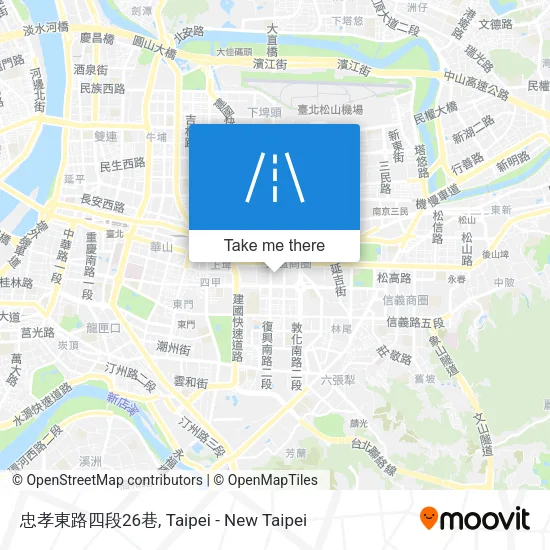 忠孝東路四段26巷地圖