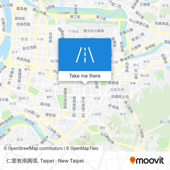 仁愛敦南圓環地圖