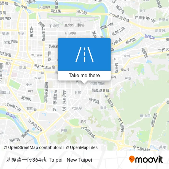 基隆路一段364巷地圖