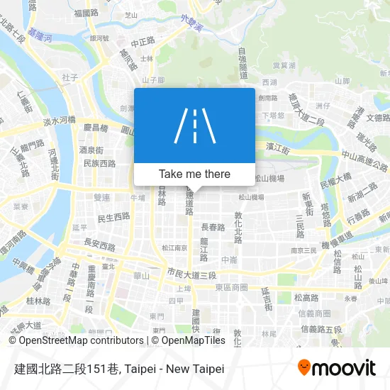 建國北路二段151巷地圖