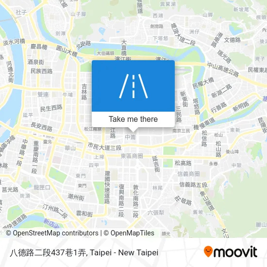 八德路二段437巷1弄地圖