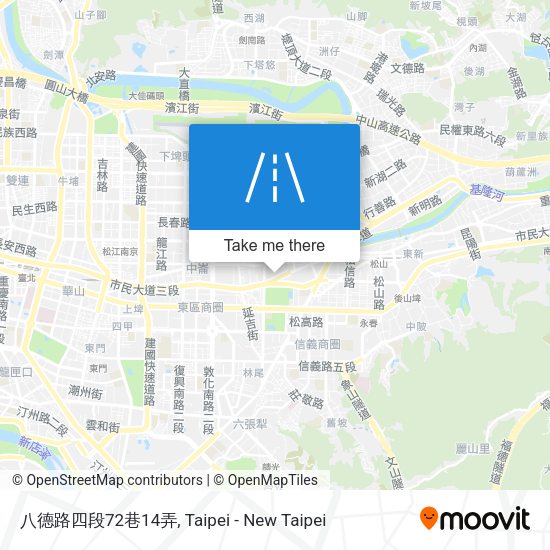 八德路四段72巷14弄地圖