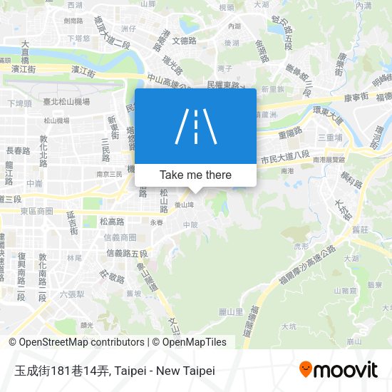 玉成街181巷14弄地圖