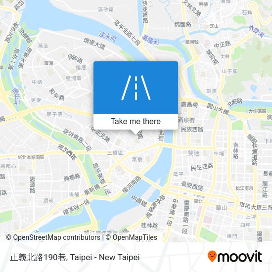 正義北路190巷 map