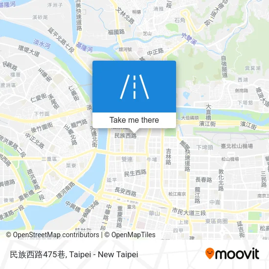 民族西路475巷地圖