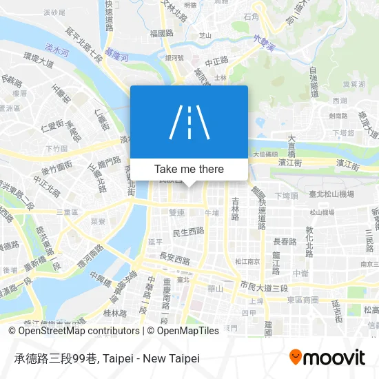 承德路三段99巷地圖