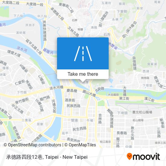 承德路四段12巷地圖
