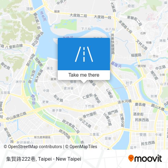 集賢路222巷地圖
