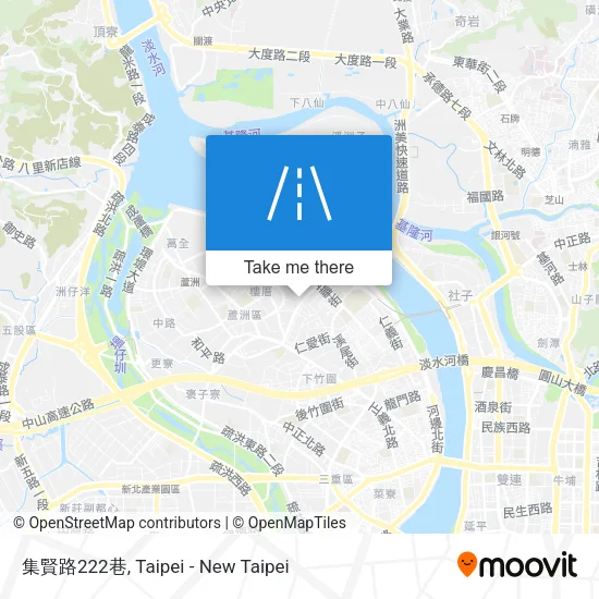 集賢路222巷 map