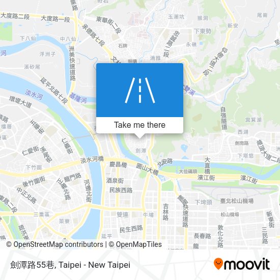 劍潭路55巷 map