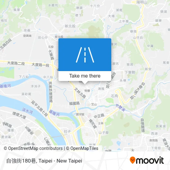 自強街180巷地圖