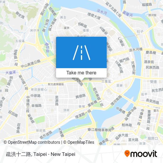 疏洪十二路 map